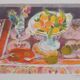 Paul Collomb: The Indian sheet, original signed lithograph.
