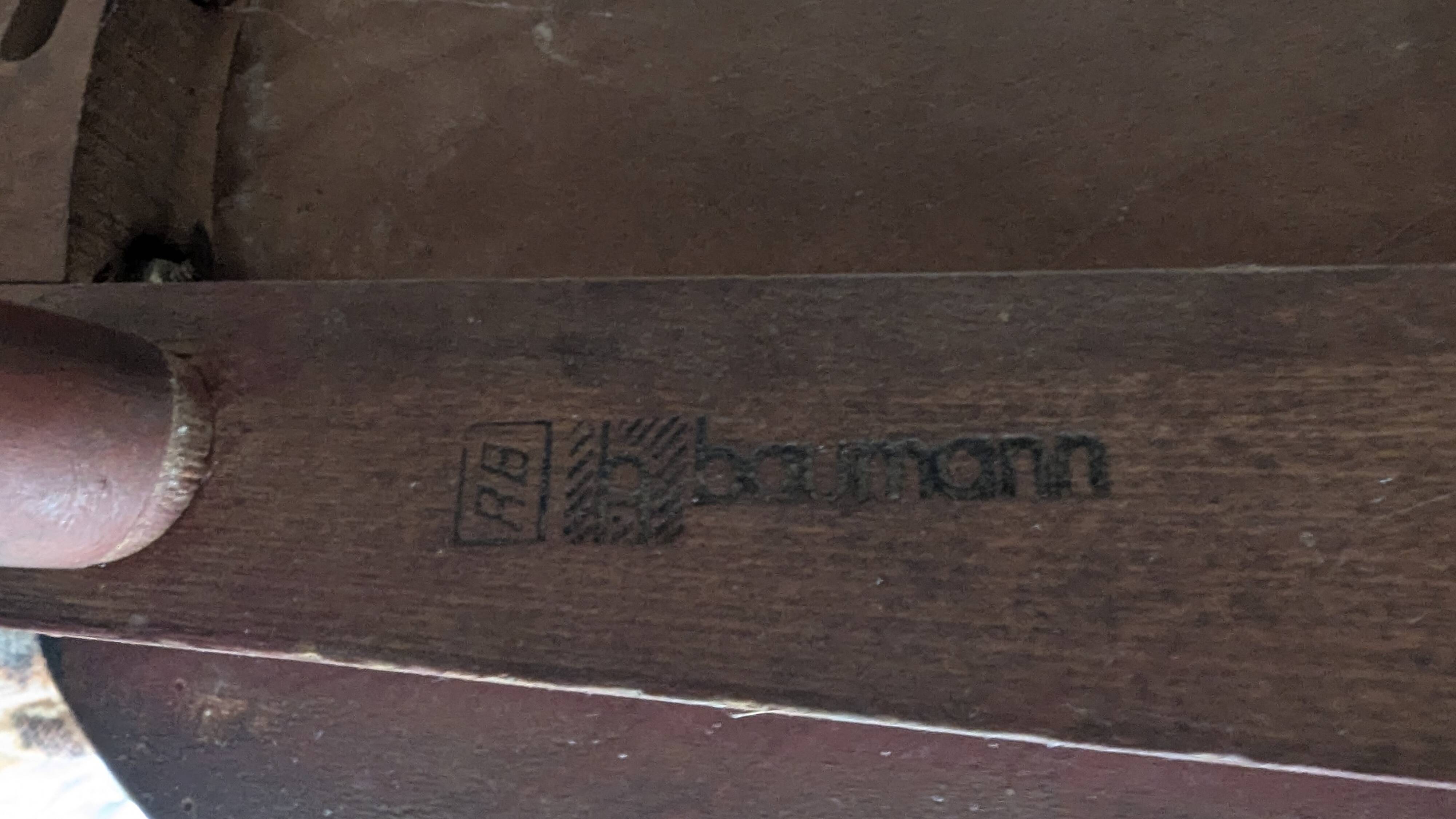 Pair of Baumann chairs, eye type.