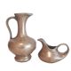 Set of 2 bronze jugs