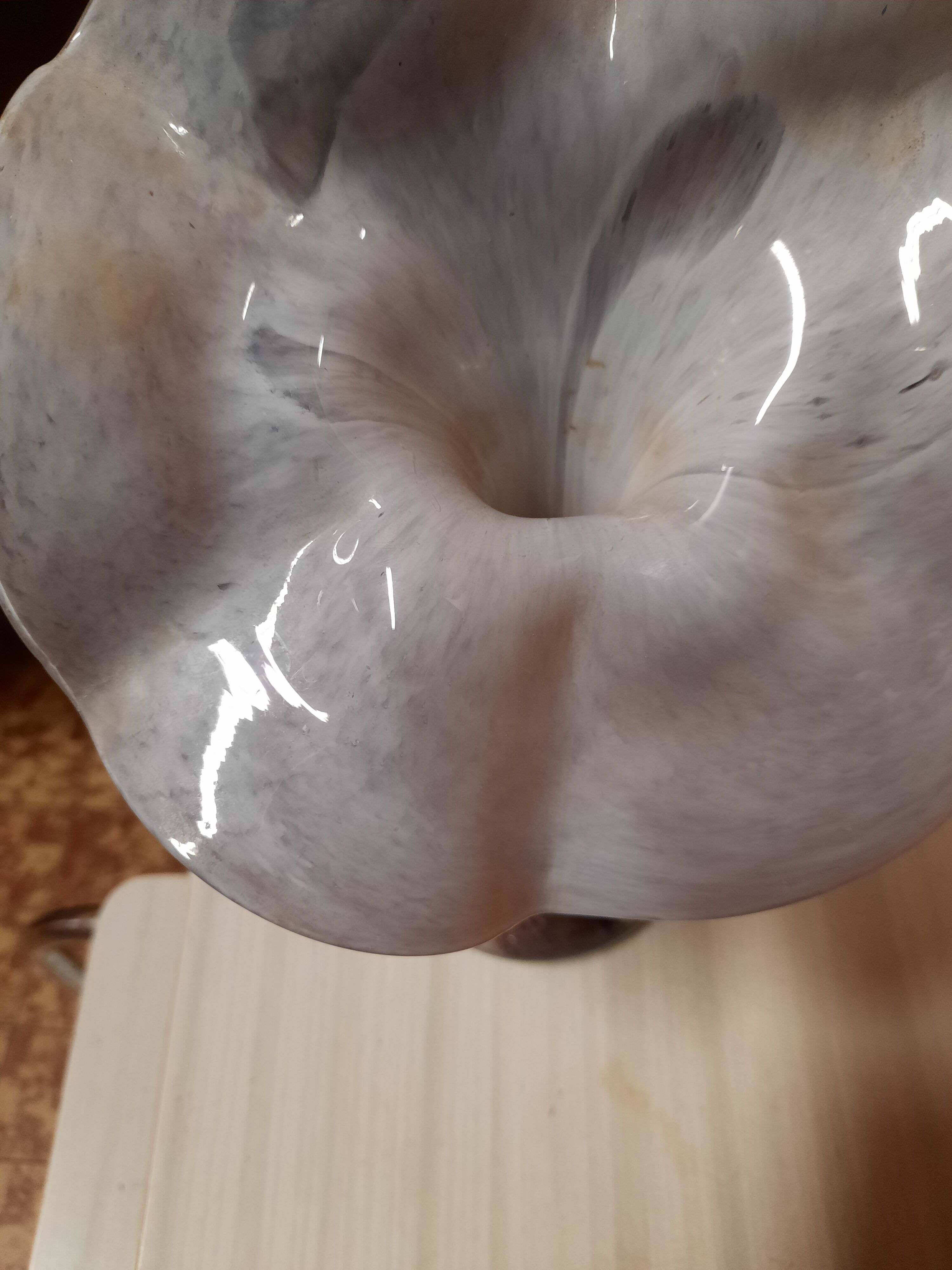 Murano colored glass vase