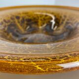 German Glass Bowl by Karl Wiedmann for WMF Ikora, 1930s Baushaus Art Deco