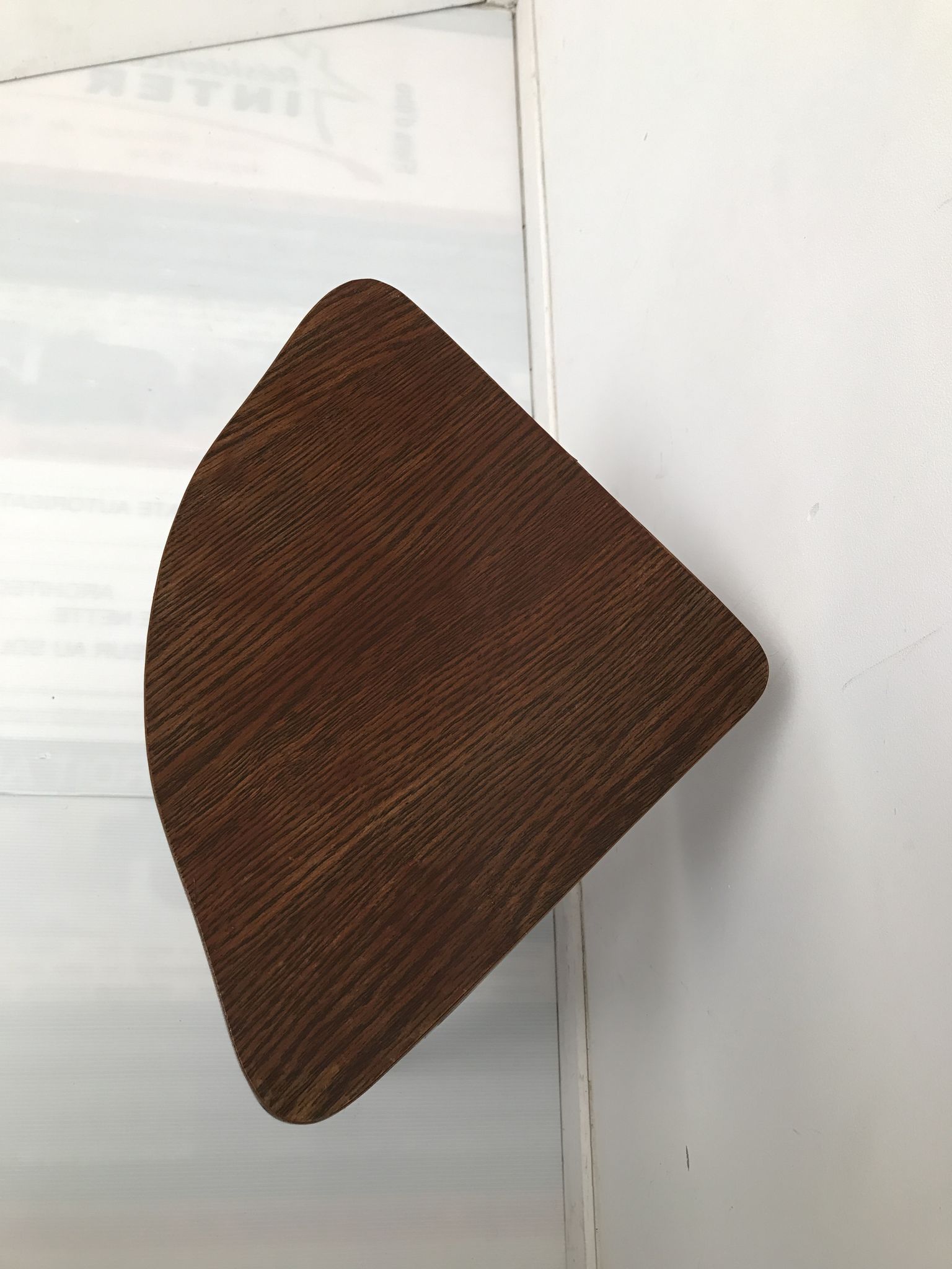 Wooden corner sellette turned vintage vintage louis XIII style
