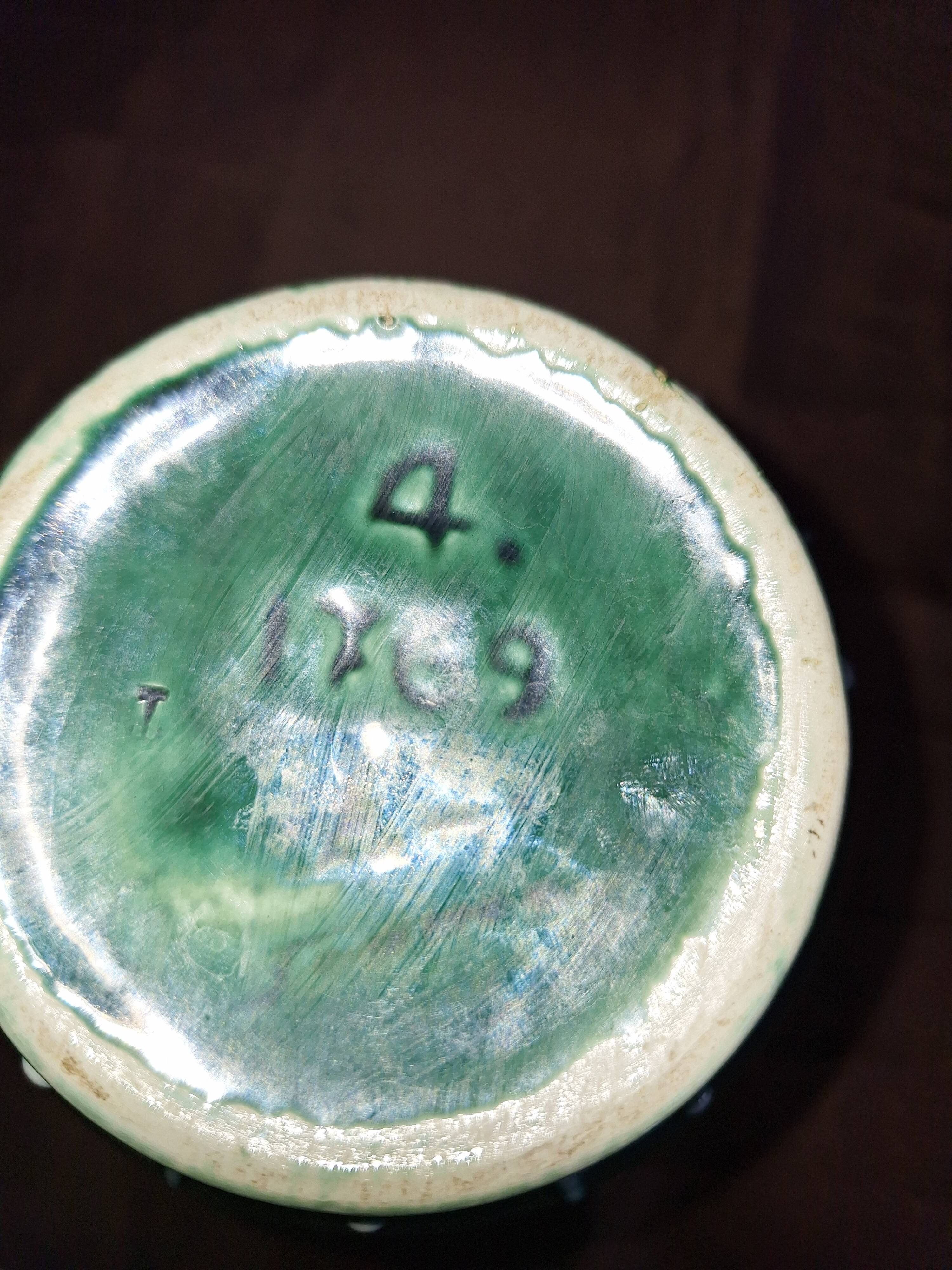 Vase from the Longchamp factory signed