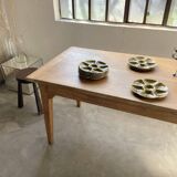 Oak farm table 220 cm