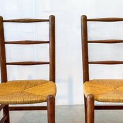 Set of four French dining chairs