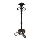 Wrought iron stool, France around 1880