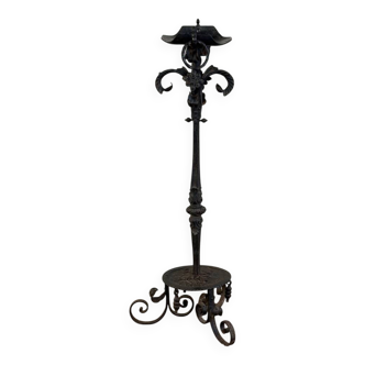 Wrought iron stool, France around 1880