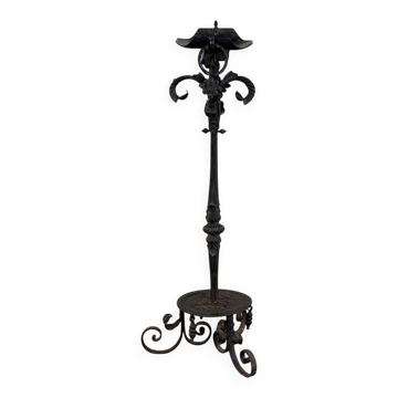 Wrought iron stool, France around 1880