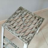 Vintage workshop metal stepladder