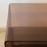 Smoked Plexiglass furniture by Éric Maville