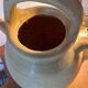 Terracotta goat water jug