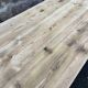 Incredible 400 cm farm table in fir 1900 brasserie natural raw wood