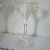 Glass candlestick