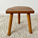 Brutalist tripod stool