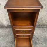 Bedside table, chest of drawers, occasional furniture, wood, vintage, 1960s.