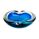 Sommerso Murano glass ashtray, 1960s