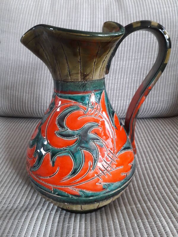 Vase vintage signé en céramique italienne