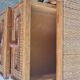Commode en rotin circa années 70