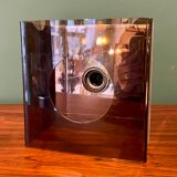 Wall lamp in smoked plexiglass