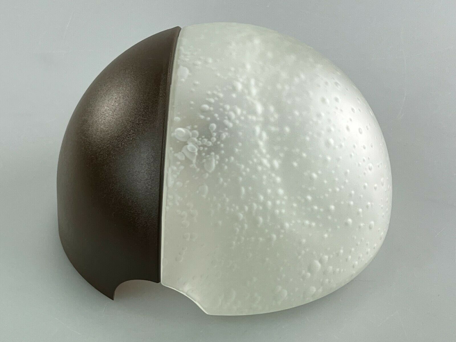 60's 70's Wall Light Sconce Lamp Wall Lamp Glass Plastic Space Age
