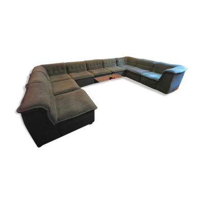 Canapé modulable XXL de Rolf Benz 9 modules velours