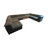 Rolf Benz XXL modular sofa 9 velvet modules