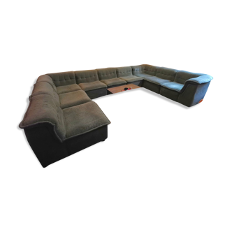 Modular sofa xxl from Rolf Benz 9 modules velour moumout