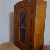 Vintage wooden children's room cabinet