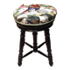 19th century Napoleon 3 piano stool with 4 turned legs, adjustable in height, restored to new