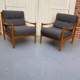 Pair of Scandinavian armchairs