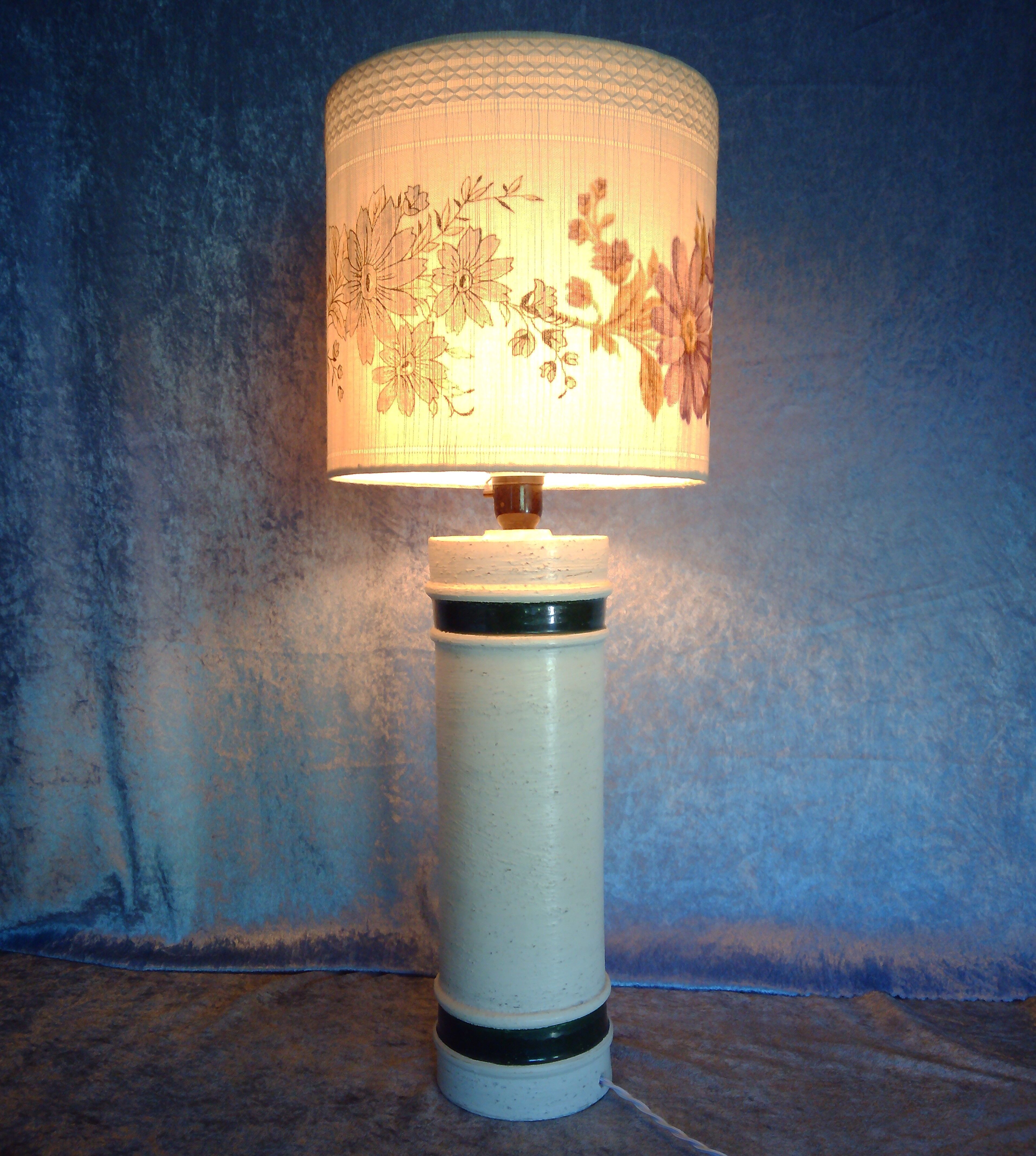 Bergbom B-059 lamp, Bitossi ceramic base 1970