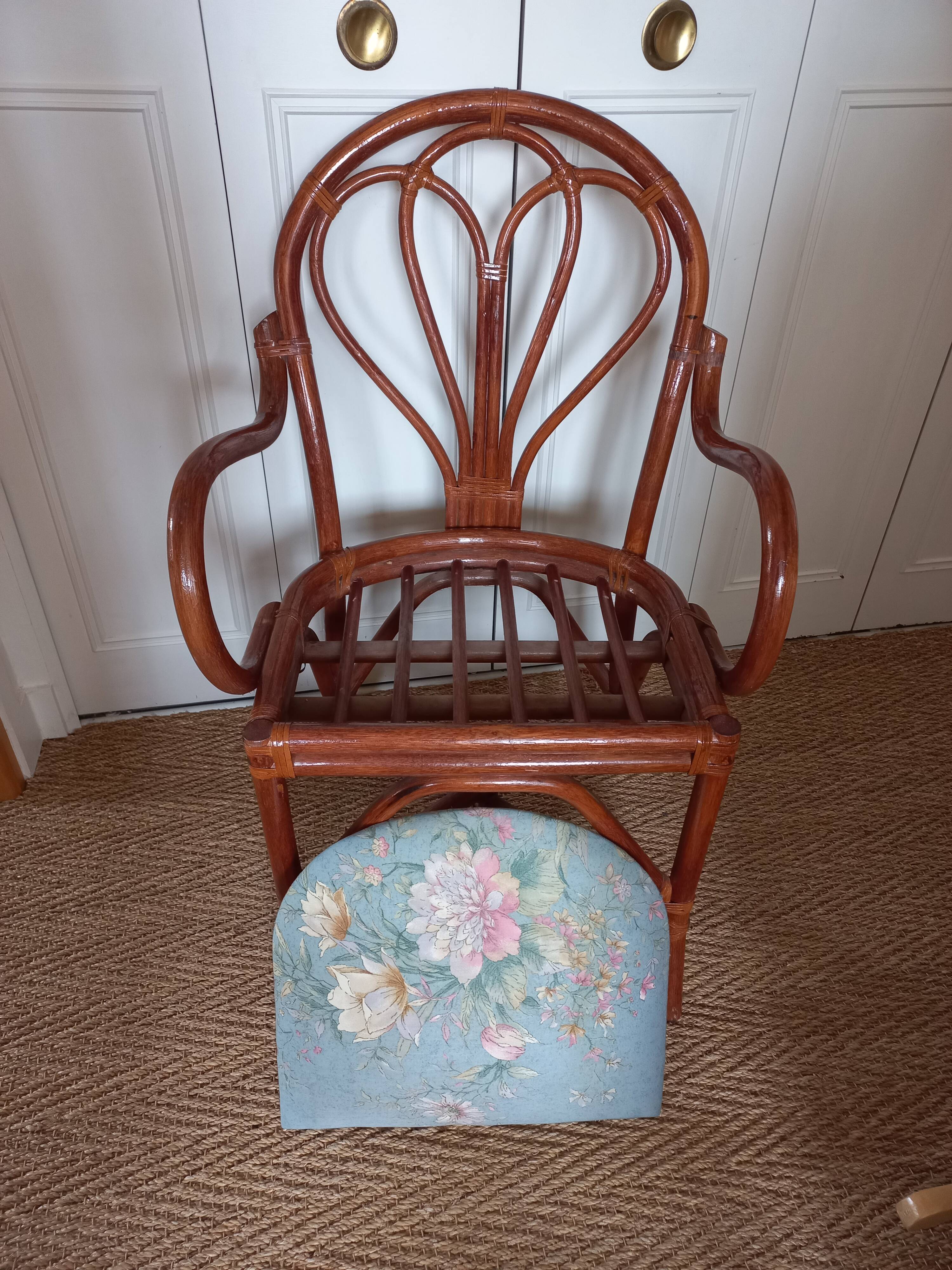 Rattan armchair from the 70s