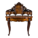 Coiffeuse en noyer Louis Philippe antique, 1860