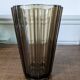 Smoked glass vase