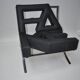 Chaise longue de style Barcelone — pièce sculpturale d'exception