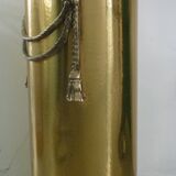 Umbrella stand in English gilded brass