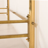 Italian brass bed by Ciansky, Shelba and Luciano Frigerio for Frigerio di Desio, 1960s.