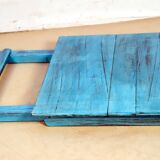 Old folding square table in Burmese teak