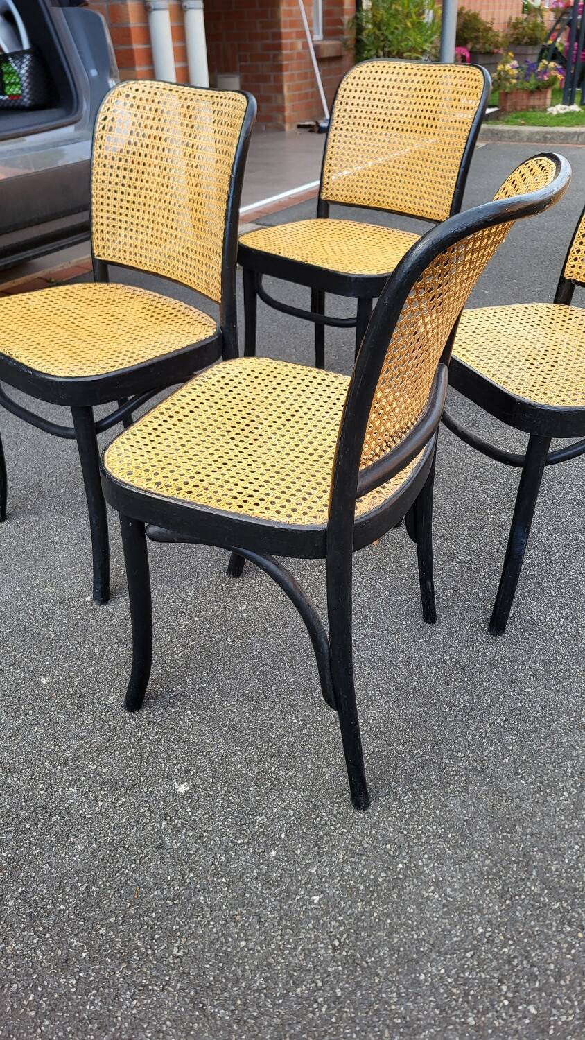 Set of 4 Hoffmann chairs