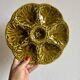Set of 6 vintage green ceramic oyster plates - Gien
