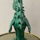 Vintage enamelled ceramic rooster
