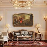 Peinture du XVIIe siècle, le pillage de la ville