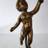 Art Deco brass cherub or angel lamp