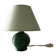 Emerald green ceramic ball lamp