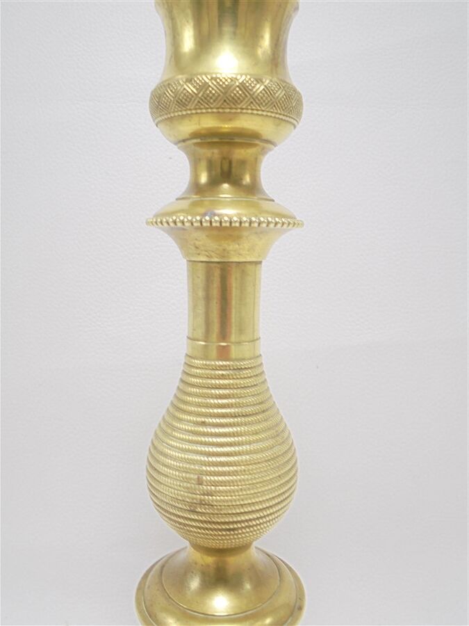 Brass lamp foot