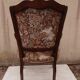 Convertible armchair with seat and back in tapestry