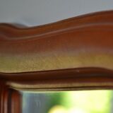 Vintage organic wavy cast resin mirror