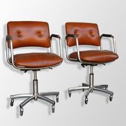 pair of armchairs vintage 1970 Tubulars