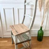 Transformable stepladder chair