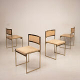 SQ-AL chairs by Willy Rizzo for Maison Willy Rizzo – brass version 1970
